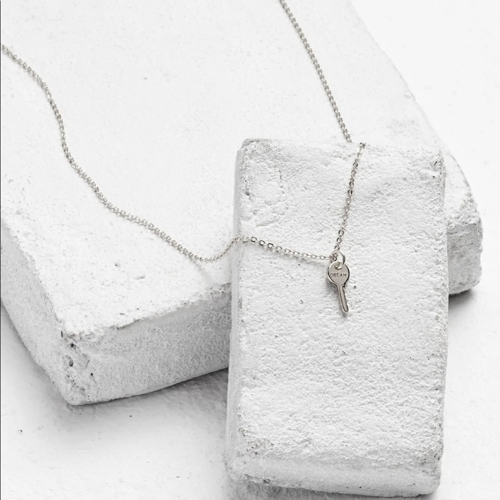 The Giving Keys Silver Key Necklace